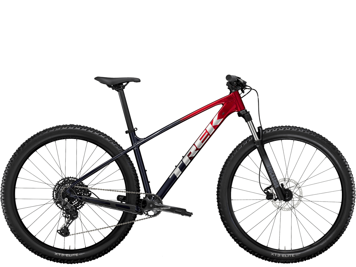 Trek 2025 Marlin 6 - Rage Red To Deep Dark Blue Fade -