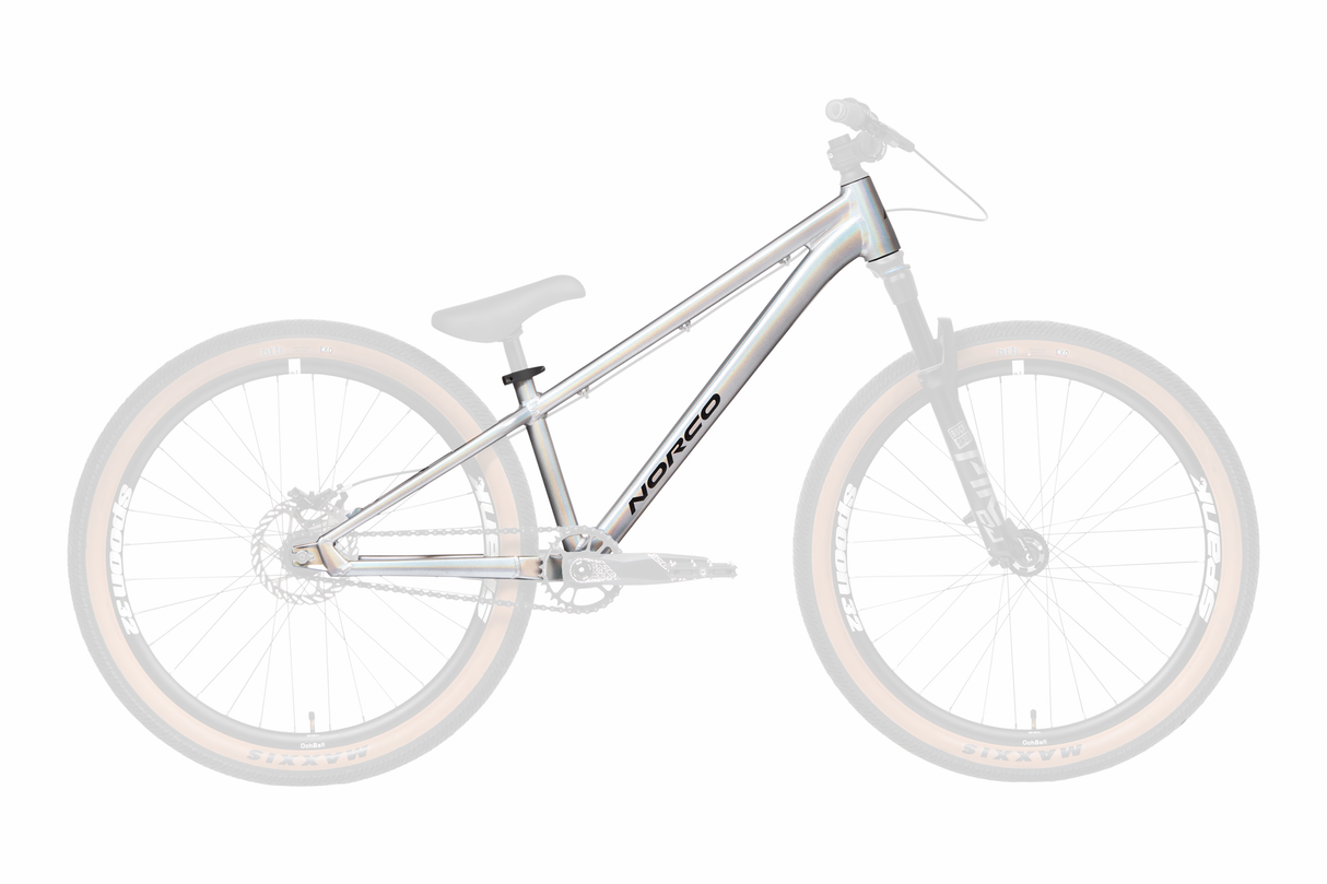 Norco 2022 Rampage Dj Frame - Silver/black [sz:large]