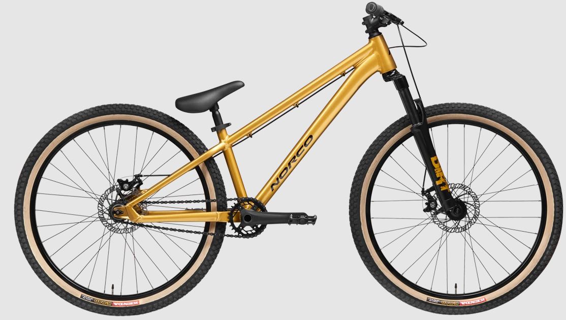 Norco 2023 Rampage 2 26 Dj Bike Gold Black Yarra Valley Cycles