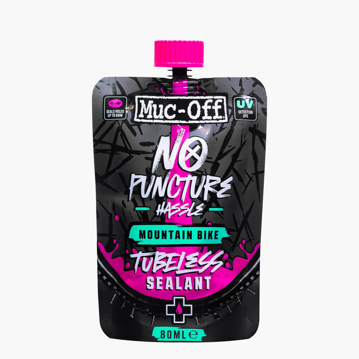 Muc-off Tyre Sealant Pouch - No Puncture 140ml (pouch Only)