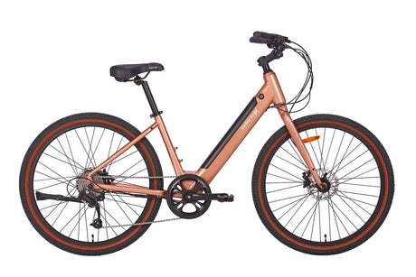 Velectrix 2023 Cruiser Step Through Rose Gold (hub Drive) (disc Brakes)  