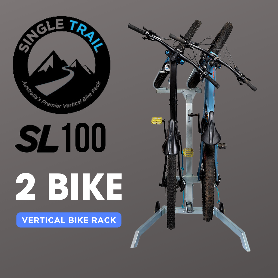 Single Trail Vertical Bike Rack - Sl100 [sz:2 Bike Carrier]